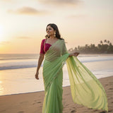 Sabyasachi Georgette Handwork Saree