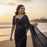 Sabyasachi Georgette Handwork Saree