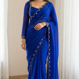 Sabyasachi Georgette Handwork Saree