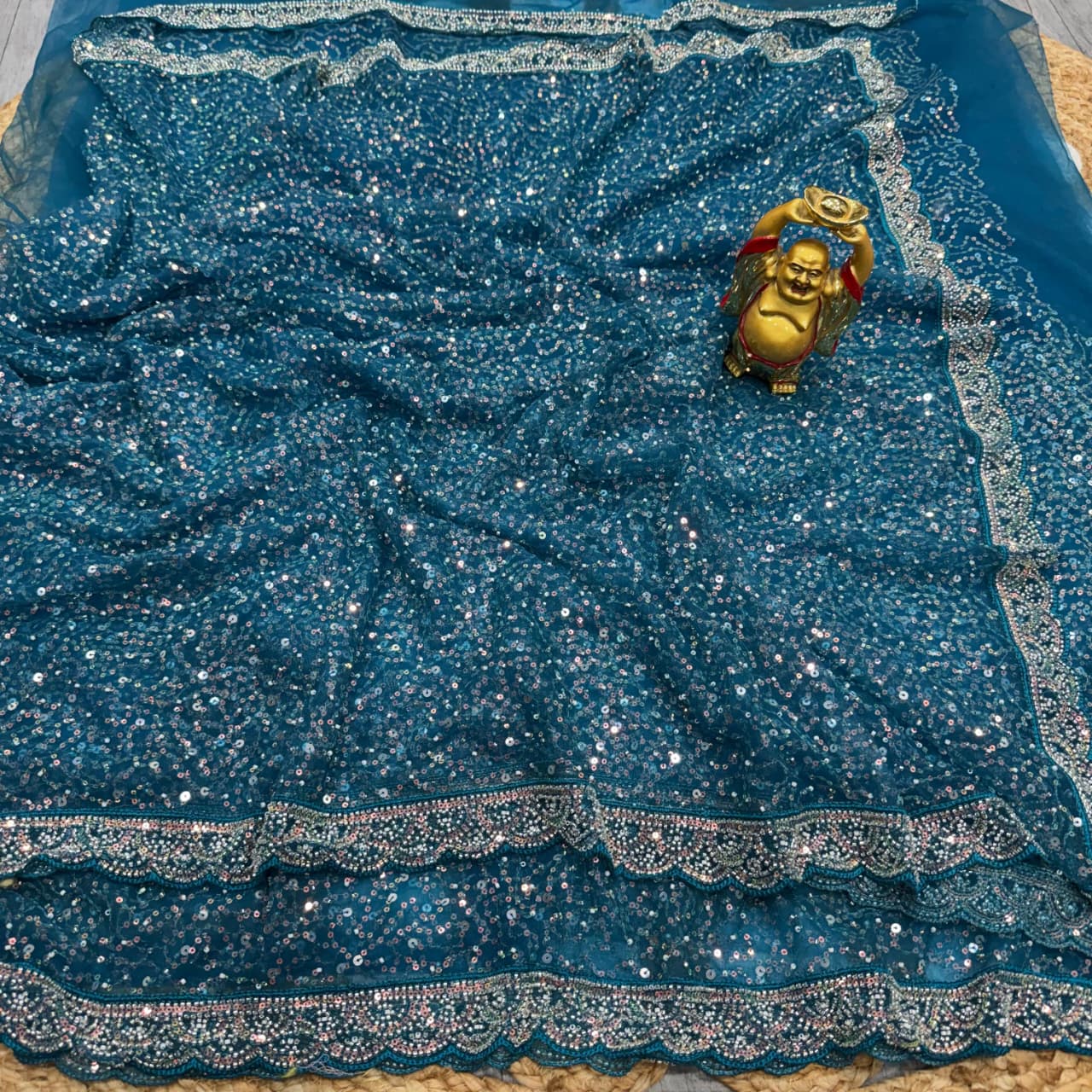 Exclusive Sequence Bead Work Saree