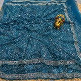 Exclusive Sequence Bead Work Saree