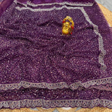 Exclusive Sequence Bead Work Saree