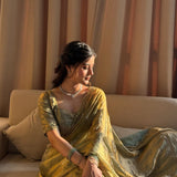 Partylook Shiny Space Silk Saree