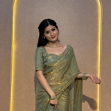 Partylook Shiny Space Silk Saree