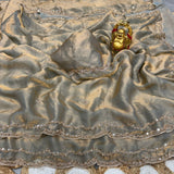 Partylook Shiny Space Silk Saree