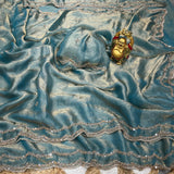 Partylook Shiny Space Silk Saree
