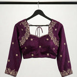 Rangoli Deep Wine Lehenga Choli