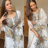 Wedding Leaf Embroidered Suit