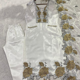Wedding Leaf Embroidered Suit
