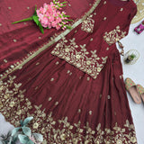 Gorgeous Fandy Silk Top Lehenga