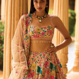 Bridesmaid Georgette Bridal Lehenga Set