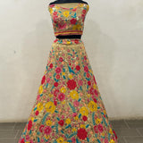 Bridesmaid Georgette Bridal Lehenga Set