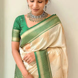 Beautiful Art Silk Jacquard Saree