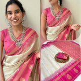 Beautiful Art Silk Jacquard Saree