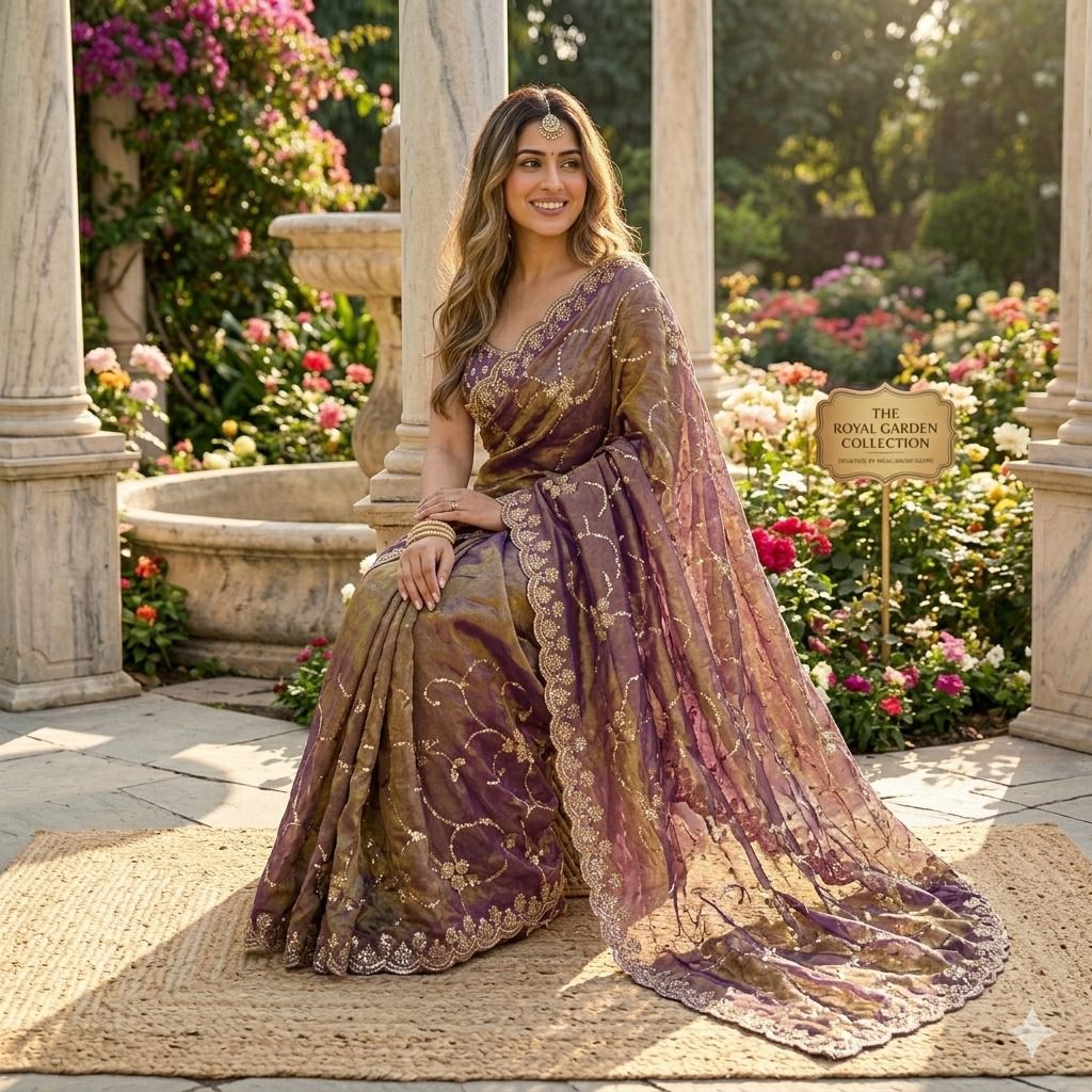 Stunning Partylook Handwork Saree