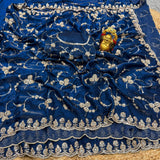 Stunning Partylook Handwork Saree
