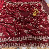 Stunning Partylook Handwork Saree