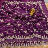 Stunning Partylook Handwork Saree