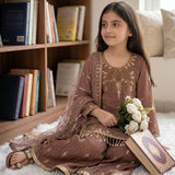 Kids Pakistani Embroidered Suit