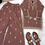 Kids Pakistani Embroidered Suit