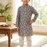 Traditional Kids Cotton Kurta Set