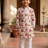 Traditional Kids Cotton Kurta Set