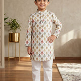 Traditional Kids Cotton Kurta Set