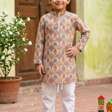 Traditional Kids Cotton Kurta Set