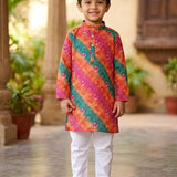 Traditional Kids Cotton Kurta Set