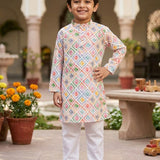 Traditional Kids Cotton Kurta Set