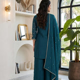 Festive Rangoli Cruch Top Plazzo