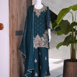 Festive Rangoli Cruch Top Plazzo