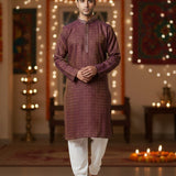 Venmer Heavy Jacquard Silk Kurta