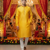 Venmer Heavy Jacquard Silk Kurta