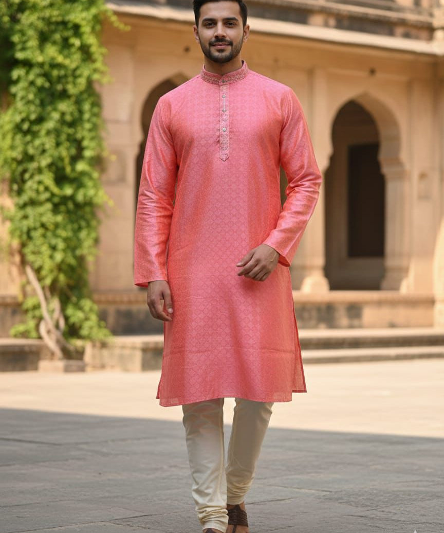 Venmer Heavy Jacquard Silk Kurta