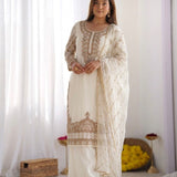 Partywear Fendy Silk Top Plazzo