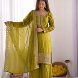 Stunning Jimmy Silk Top Plazzo