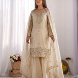 Stunning Jimmy Silk Top Plazzo