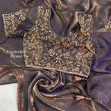 Luxury Fendy Satin Silk Saree