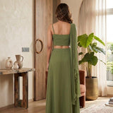 Luxury Fusion Indo-Lehenga Set
