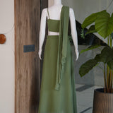 Luxury Fusion Indo-Lehenga Set