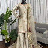 Elegant Japan Satin Silk Suit