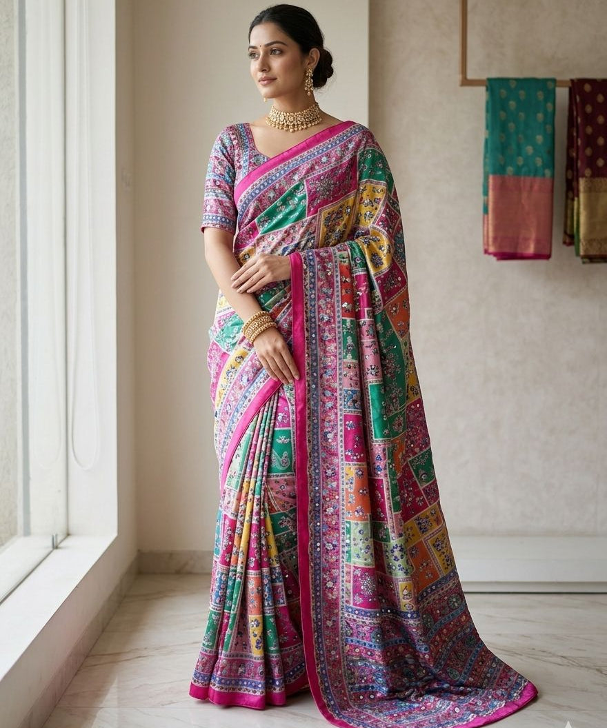 instagram viral saree