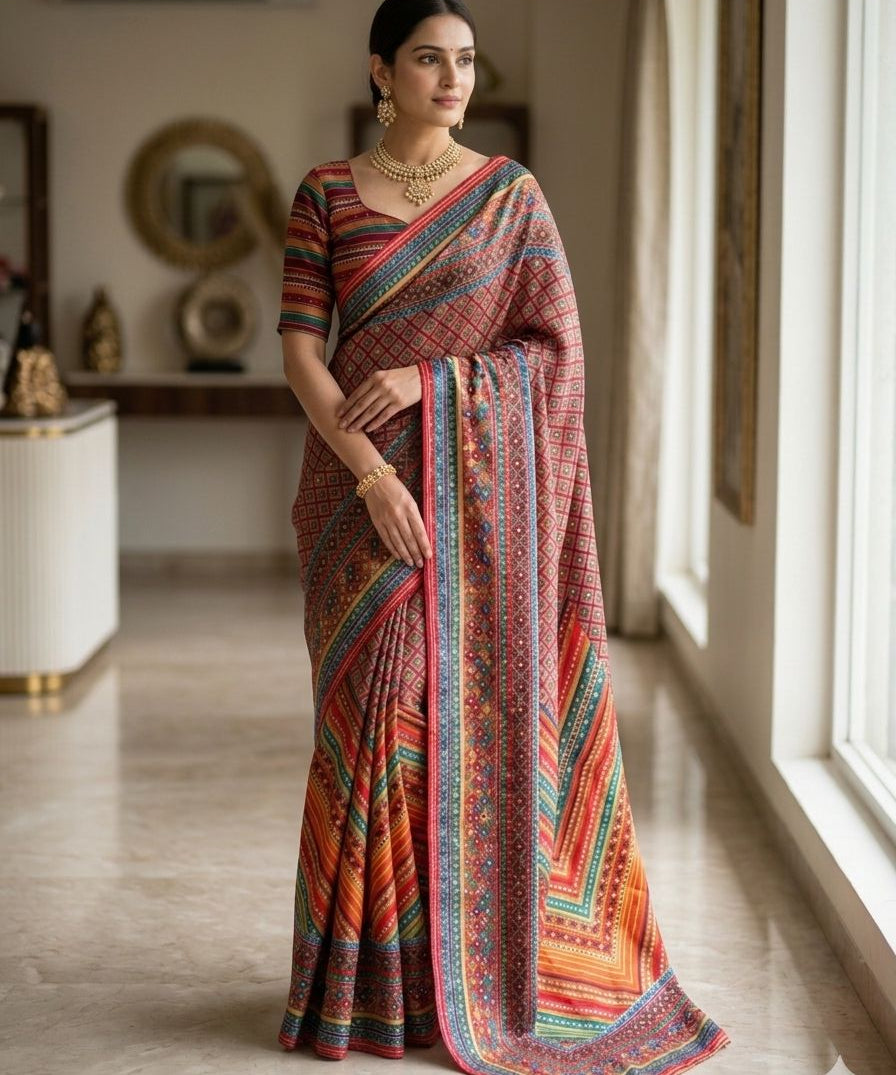 instagram viral saree