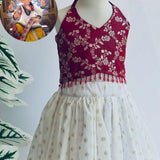Charming Banarasi Kids Lehenga Choli