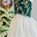 Charming Banarasi Kids Lehenga Choli