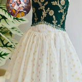 Charming Banarasi Kids Lehenga Choli
