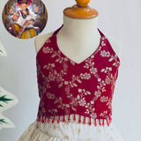 Charming Banarasi Kids Lehenga Choli