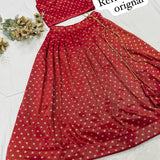 South Indian Kids Silk Lehenga Choli