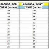 South Indian Kids Silk Lehenga Choli